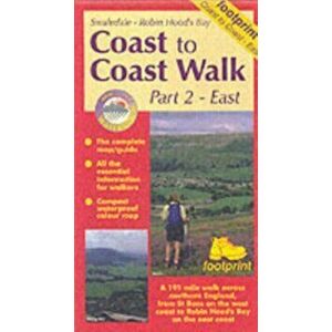 Coast to Coast Walk. East, Map and Guide, 2 Revised edition, Sheet Map - Footprint imagine