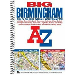 Big Birmingham A-Z Street Atlas. New Sixth edition, Spiral Bound - A-Z maps imagine