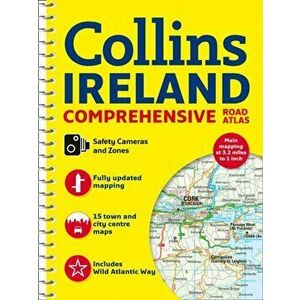 Comprehensive Road Atlas Ireland. A4 Spiral, New ed, Spiral Bound - Collins Maps imagine