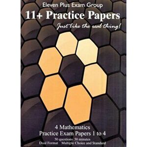 Mathematics Eleven Plus Practice Papers. (MAT1 - MAT4), 50 Questions / 50 Minutes, Loose-leaf - Eleven Plus Exam Group imagine