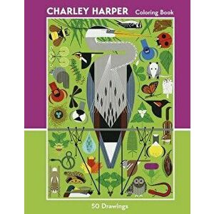 Charley Harper 50 Drawings Coloring Book, Paperback - *** imagine