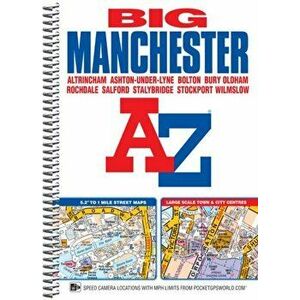 Manchester Big A-Z Street Atlas. New 13th edition, Spiral Bound - A-Z maps imagine