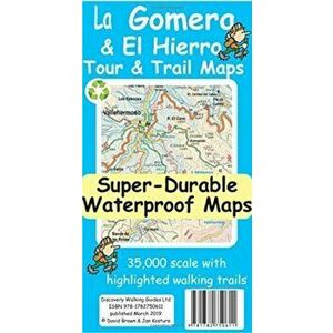 La Gomera and El Hierro Tour and Trail Maps, Sheet Map - Jan Kostura imagine