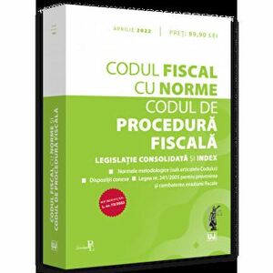 Codul fiscal cu norme si codul de procedura fiscala - *** imagine