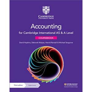 Cambridge International AS & A Level Accounting Coursebook with Digital Access (2 Years). 3 Revised edition - Michael Seagrove imagine
