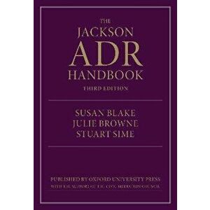 The Jackson ADR Handbook. 3 Revised edition, Paperback - *** imagine