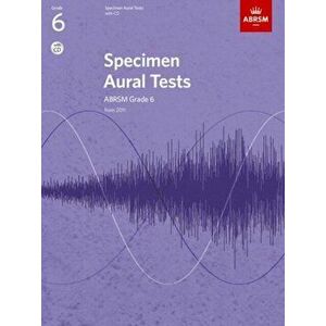 Specimen Aural Tests, Grade 6 with CD. new edition from 2011, Sheet Map - *** imagine