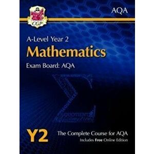A-Level Maths for AQA: Year 2 Student Book with Online Edition - CGP Books imagine