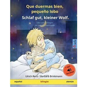Que duermas bien, pequeño lobo - Schlaf gut, kleiner Wolf (español - alemán): Libro infantil bilingüe con audiolibro descargable - Ulrich Renz imagine