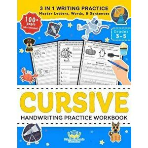 Cursive Handwriting Practice Workbook for 3rd 4th 5th Graders: Cursive Letter Tracing Book, Cursive Handwriting Workbook for Kids to Master Letters, W imagine