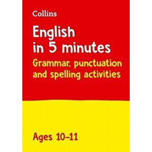 English in 5 Minutes a Day Age 10-11. Ideal for Use at Home, Paperback - *** imagine