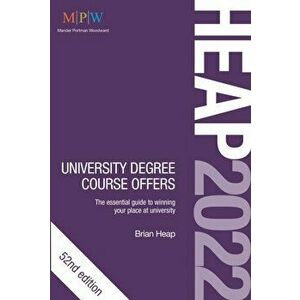 HEAP 2022: University Degree Course Offers, Paperback - Brian Heap imagine