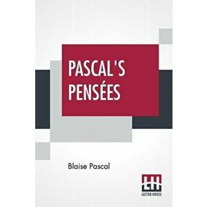 Pascal's Pensees: Introduction By T. S. Eliot, Paperback - Blaise Pascal imagine