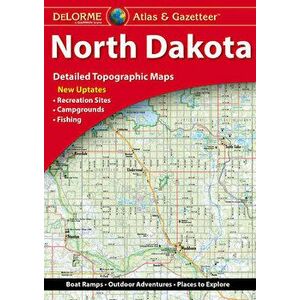 Delorme North Dakota Atlas & Gazetteer, Paperback - Rand McNally imagine
