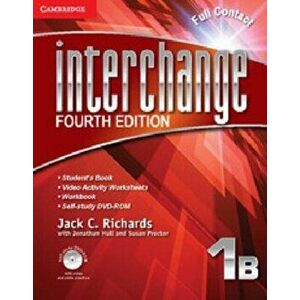 Interchange Level 1 Full Contact B with Self-Study DVD-ROM, Hardcover - Jack C. Richards imagine