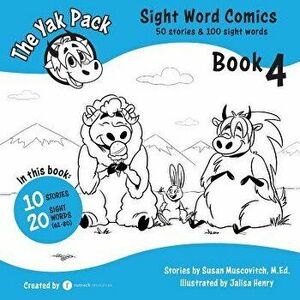 The Yak Pack: Sight Word Comics: Book 4: Comic Books to Practice Reading Dolch Sight Words (61-80), Paperback - Rumack Resources imagine