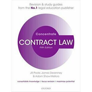 Contract Law Concentrate. Law Revision and Study Guide, 5 Revised edition, Paperback - *** imagine