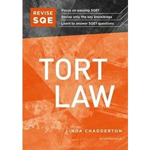 Revise SQE Tort Law. SQE1 Revision Guide, New ed, Paperback - Linda Chadderton imagine