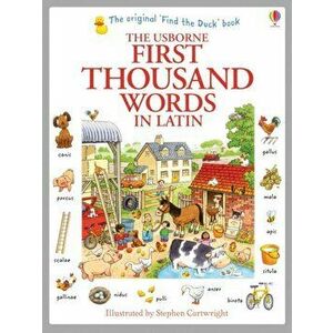 First Thousand Words in Latin, Paperback - Heather Amery imagine