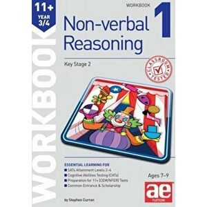 11+ Non-Verbal Reasoning Year 3/4 Workbook 1. Including Multiple Choice Test Technique, Paperback - Andrea F. Richardson imagine