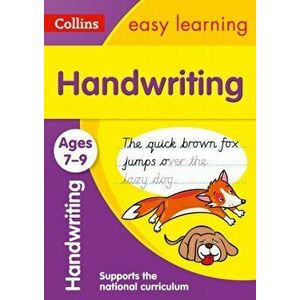 Handwriting Ages 7-9. Ideal for Home Learning, Paperback - Collins Easy Learning imagine