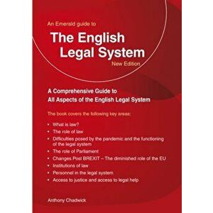 A Guide To The English Legal System, Paperback - Anthony Chadwick imagine