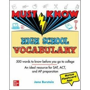 Must Know High School Vocabulary, Paperback - Jane R. Burstein imagine