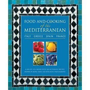 Food and Cooking of the Mediterranean: Italy - Greece - Spain - France. A Box Set of 4 Books with 265 Authentic Recipes Shown in More Than 1160 Evocat imagine