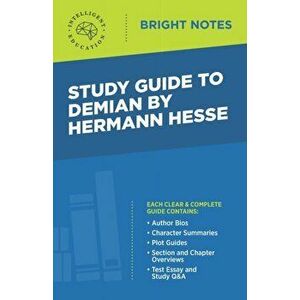 Study Guide to Demian by Hermann Hesse, Paperback - *** imagine