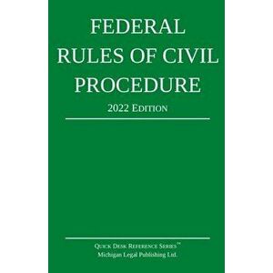 Federal Rules of Civil Procedure; 2022 Edition: With Statutory Supplement, Paperback - *** imagine