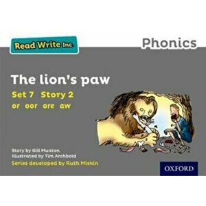 Read Write Inc. Phonics: Grey Set 7 Storybook 2 The Lion's Paw, Paperback - Gill Munton imagine