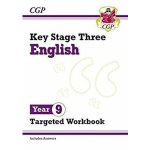 New KS3 English Year 9 Targeted Workbook (with answers), Paperback - CGP Books imagine