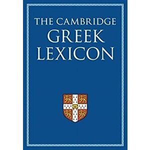 The Cambridge Greek Lexicon 2 Volume Hardback Set, Paperback - *** imagine