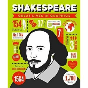Great Lives in Graphics: Shakespeare, Hardback - *** imagine