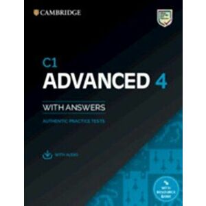 C1 Advanced 4 Student's Book with Answers with Audio with Resource Bank: Authentic Practice Tests, Paperback - *** imagine