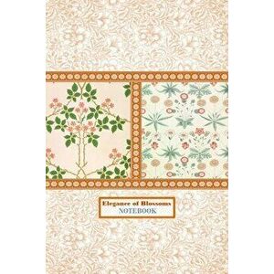 Elegance of Blossoms NOTEBOOK [ruled Notebook/Journal/Diary to write in, 60 sheets, Medium Size (A5) 6x9 inches] - Iris a. Viola imagine