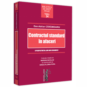 Contractul standard in afaceri. O perspectiva de law and economics - Dan-Adrian Caramidariu imagine