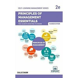 Principles of Management Essentials You Always Wanted To Know, Hardcover - Vibrant Publishers imagine