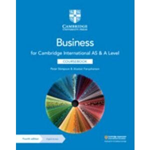 Cambridge International as & a Level Business Coursebook with Digital Access (2 Years) [With eBook], Paperback - Peter Stimpson imagine