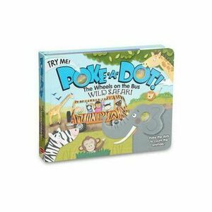 Carticica copii Caravana Safari - Poke-a-Dot Melissa & Doug -Carte de povesti pentru copii imagine