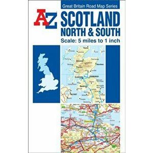 Scotland Road Map. 30 ed, Sheet Map - Geographers' A-Z Map Company imagine