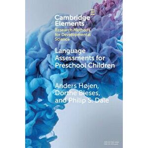 Language Assessments for Preschool Children. Validity and Reliability of Two New Instruments Administered by Childcare Educators, Paperback - *** imagine