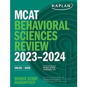 MCAT Behavioral Sciences Review 2023-2024. Online + Book, Paperback - Kaplan Test Prep imagine