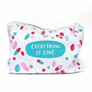 Em & Friends Everything Is Fine Canvas Pouch - *** imagine