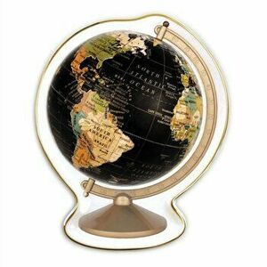 Vintage Globe Shaped Medium Porcelain Tray - Galison imagine