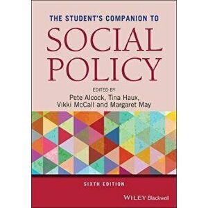 The Student's Companion to Social Policy, Paperback - P Alcock imagine
