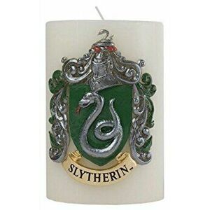 Harry Potter Slytherin Sculpted Insignia Candle - Insight Editions imagine