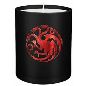 Game of Thrones: House Targaryen Large Glass Candle - Insight Editions imagine