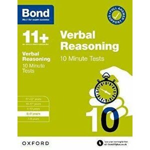 Bond 11+: Bond 11+ Verbal Reasoning 10 Minute Tests with Answer Support 8-9 years. 1, Paperback - Frances Down imagine