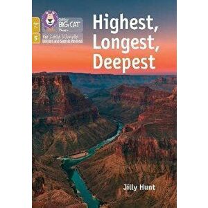 Highest, Longest, Deepest. Phase 5 Set 1, Paperback - Jilly Hunt imagine